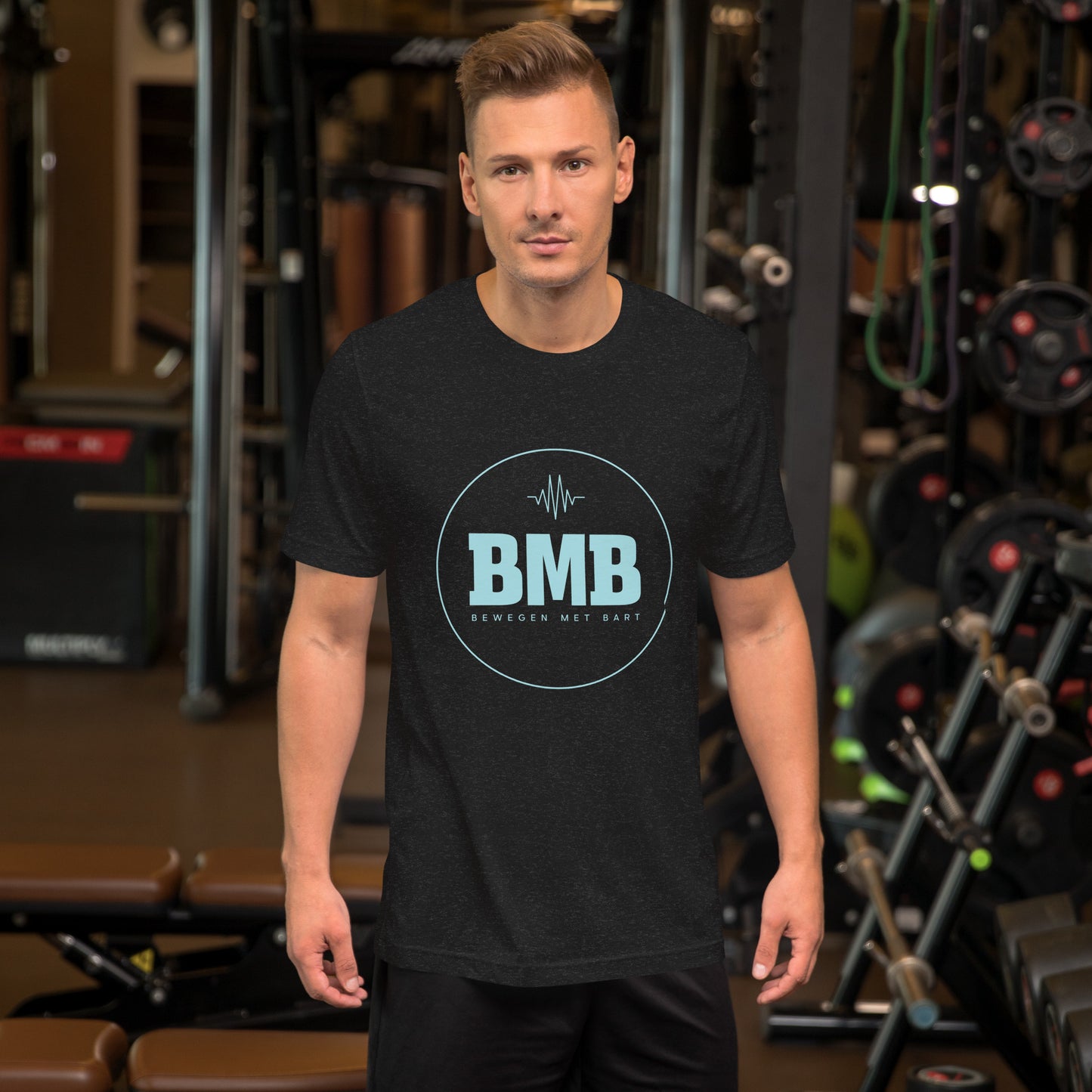 T-shirt katoen Bewegen met Bart (Uniseks)