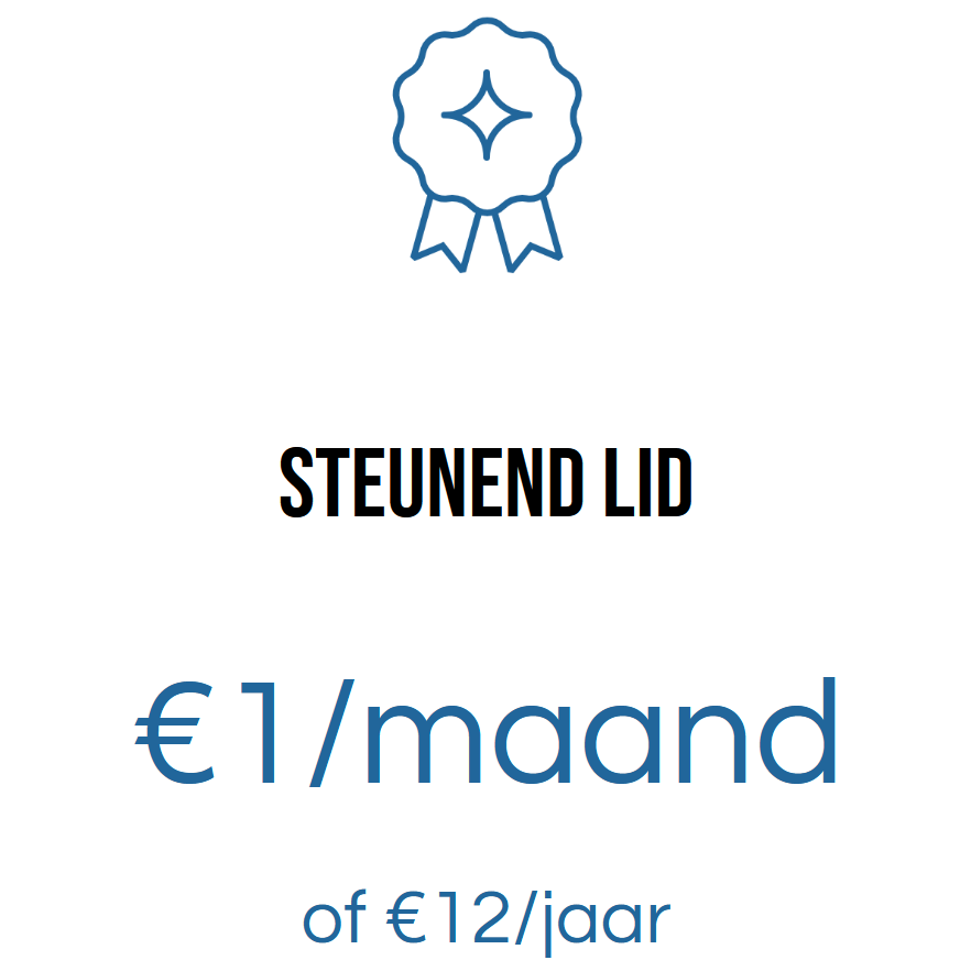 Lidmaatschap 'Steunend lid'