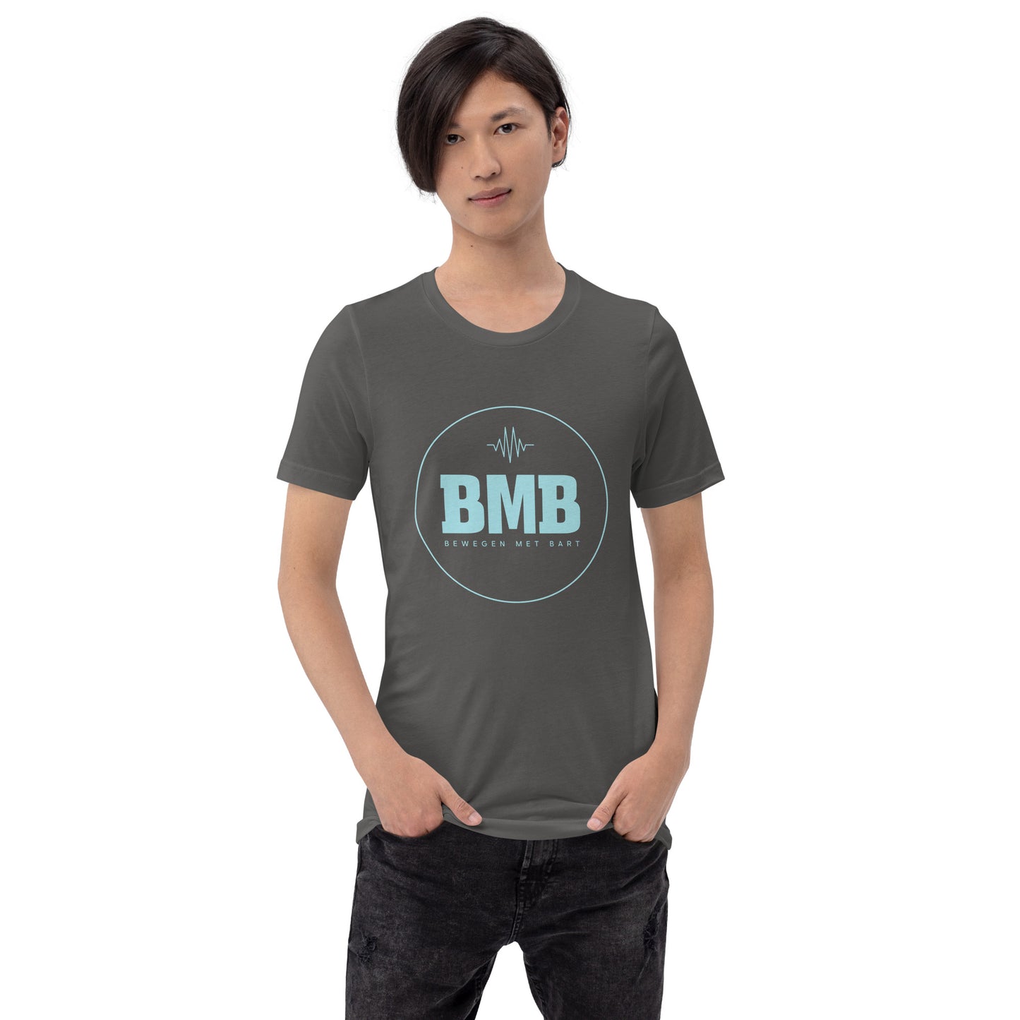 T-shirt katoen Bewegen met Bart (Uniseks)