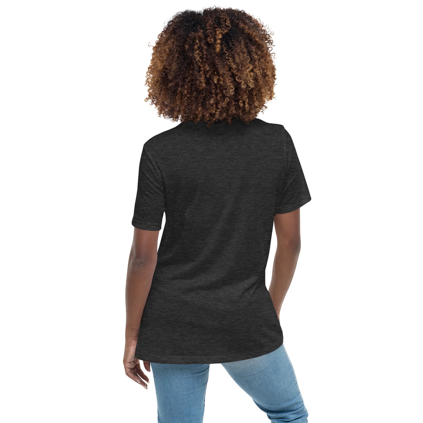 Relax dames-T-shirt donkere kleuren