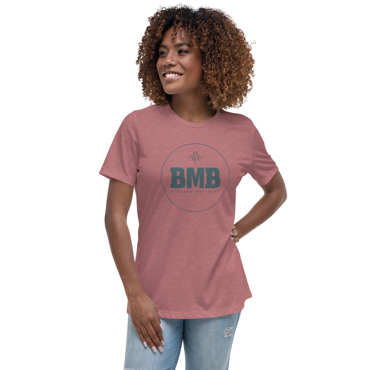 Relax dames-T-shirt lichte kleuren