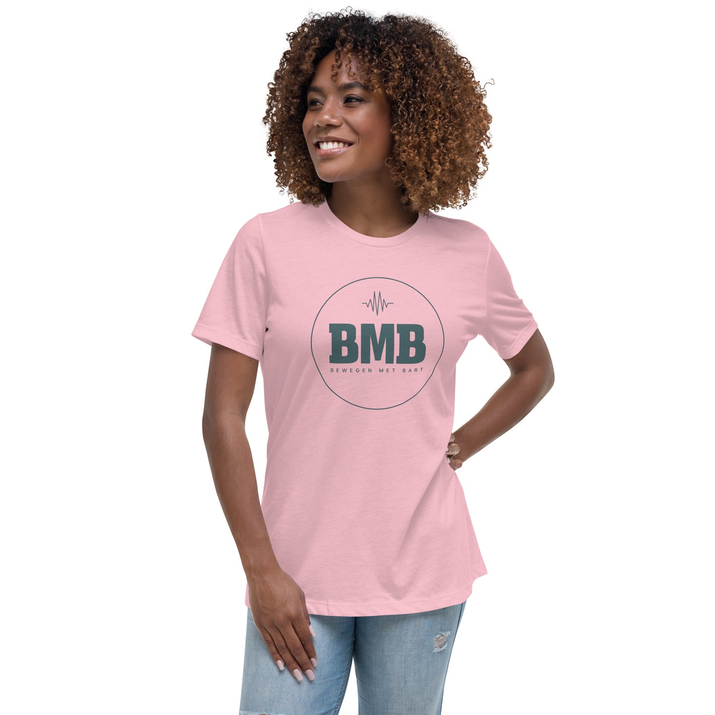 Relax dames-T-shirt lichte kleuren